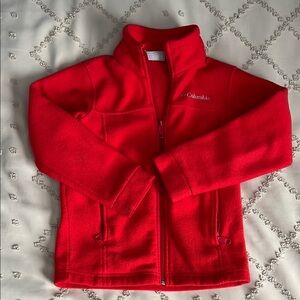 Columbia Bold Red Fleece Jacket